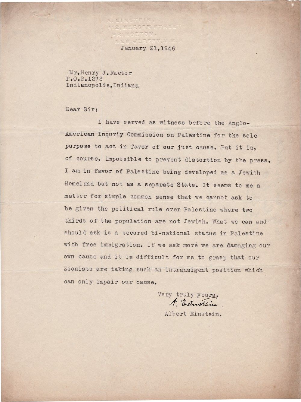 Lettera di Einstein